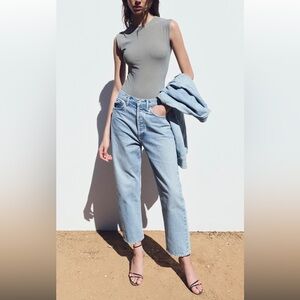 AGOLDE 90's Crop Mid Rise Straight in Pivot size 25 NWT